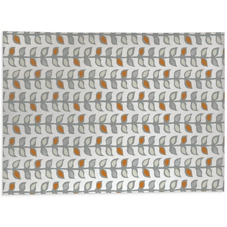

Fyn Orange Kitchen Mat by Kavka Designs