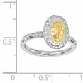 thumbnail image 4 of Sterling Silver Gold-Plated Oval Ring, 4 of 7