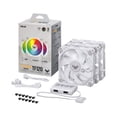 thumbnail image 1 of ASUS TUF Gaming TF120 ARGB White Edition (3-Pack) 3-Pin Customizable LEDs Blade, Advanced Fluid Dynamic Bearing, 1 of 4