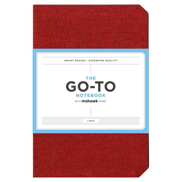 Go To Notebook With Mohawk Paper Brick Red Lined Lined Notebook Notebook With Lines Red Notebook Walmart Com Walmart Com