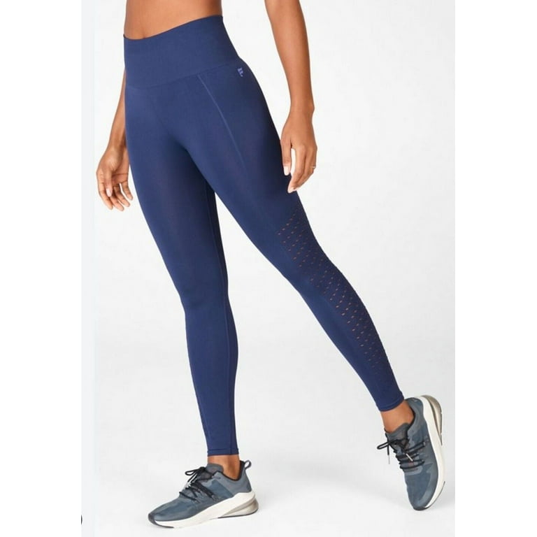 Fabletics Sync High-Waisted Perforated 7/8,Size Small 