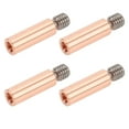 thumbnail image 1 of 4pcs 3D Printer All Metal Heatbreak, Replacement Copper Alloy Extruder Throat Tube for 3D Printer Accessories., 1 of 8