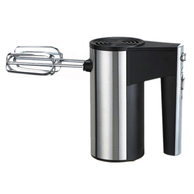Cansin Electric Hand Mixer, Powerful Electric Hand Mixer with Stainless Steel Cream Beater, 5-Speed Options, Standing Design for Single-Handed