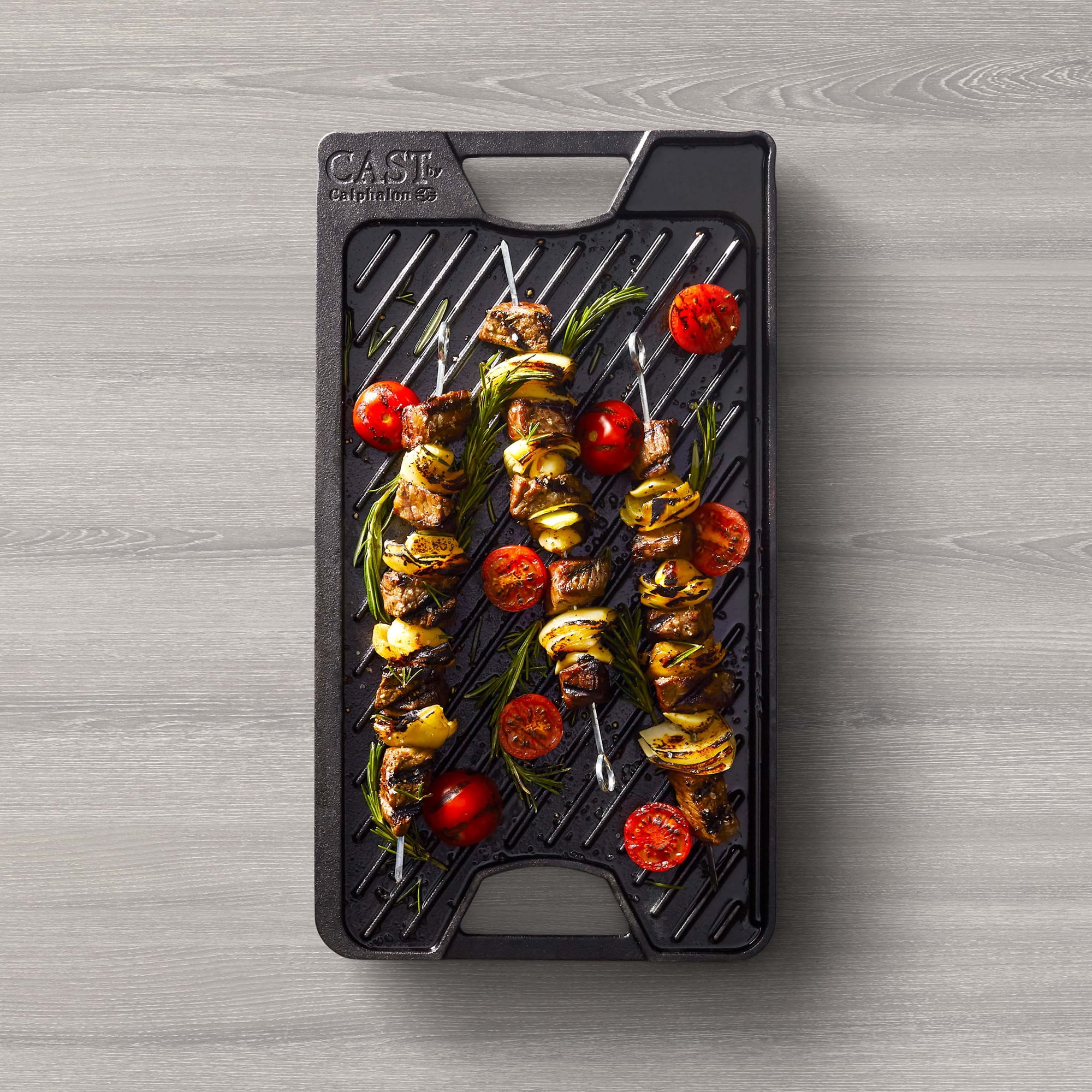 Calphalon cast iron hot sale griddle