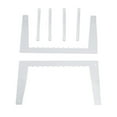 thumbnail image 2 of Record Stand, Large Capacity Versatile Record Stand Rack Detachable Acrylic Durable  For Books, 2 of 8