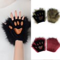 thumbnail image 2 of Weflink Kitten Faux Fursuit Gloves Unisex Warm Winter Handwear Fursuit, 2 of 9