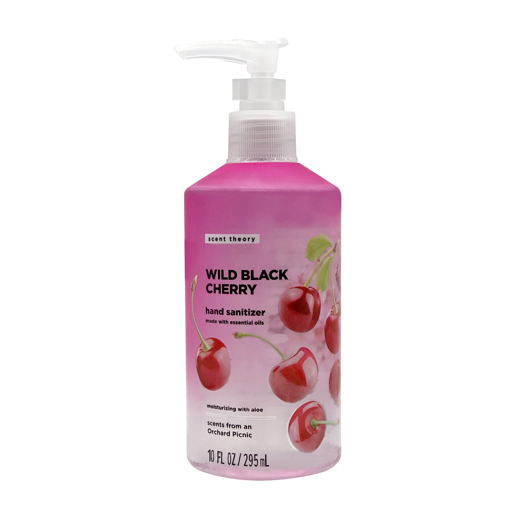 Scent Theory Hand Sanitizer Gel, Wild Black Cherry Antibacterial Gel, 10 fl oz