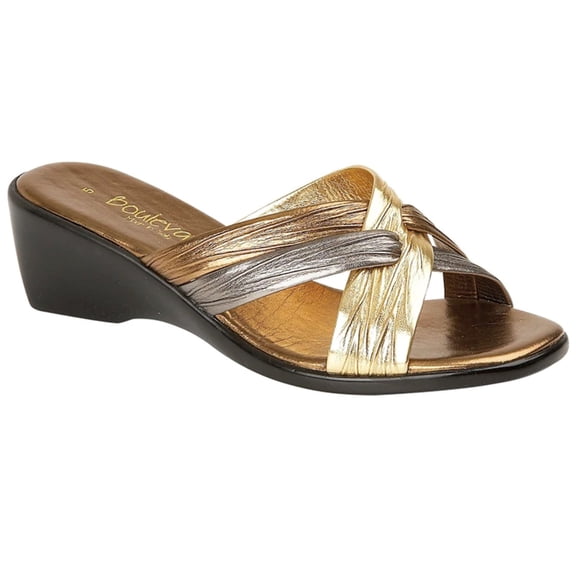 Boulevard Womens X Over Mule Sandals