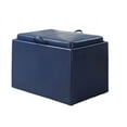 thumbnail image 4 of Convenience Concepts Designs4Comfort Accent Storage Ottoman - Blue | 143523BE, 4 of 4