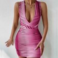 thumbnail image 2 of Vestido de tirantes sin mangas con correa de diseño ajustado para mujer Falda sin espalda sexy OAVQHLG3B Store  lin121212, 2 of 5