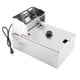thumbnail image 1 of Freidora eléctrica con cesta, freidora eléctrica de acero inoxidable Freidora eléctrica de acero inoxidable Durabilidad probada en el tiempo, 1 of 8