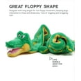 thumbnail image 6 of Outward Hound Squeaker Matz Plush Gator Dog Toy, Green, XXL, 6 of 13