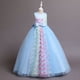 thumbnail image 2 of Vestido de noche para niños, vestido de princesa para niñas, cintura alta, sin mangas, vestido de niña anfitriona para actuación de piano, 2 of 3