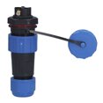 thumbnail image 3 of Conector impermeable con tuerca trasera IP68, toma de corriente de aviación para cable LP20, 3 of 14