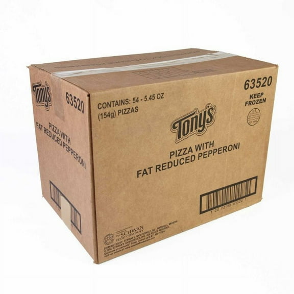 Schwans Tonys Pepperoni Par Baked Pizza, 6.25 Ounce - 54 per case.