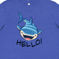 thumbnail image 4 of Inktastic Cute Whale Shark Says Hello Youth T-Shirt, 4 of 5