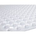 GORILLA GRIP Rectangle (35Inchby16Inch) NonSlip Machine Washable Bath Mat, Clear