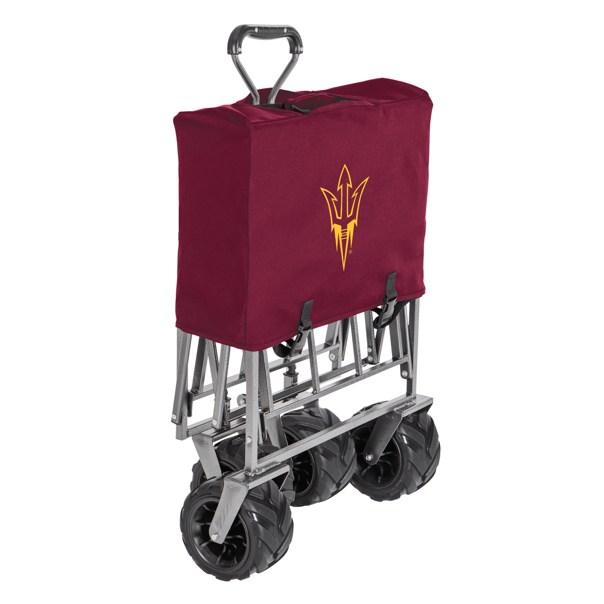 Smart Design Collegiate Heavy Duty Sports Wagon- Arizona St Sundevils