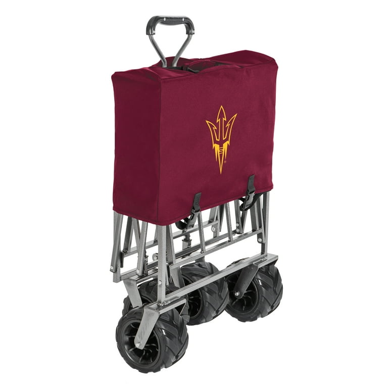 Smart Design Collegiate Heavy Duty Sports Wagon- Arizona St Sundevils 