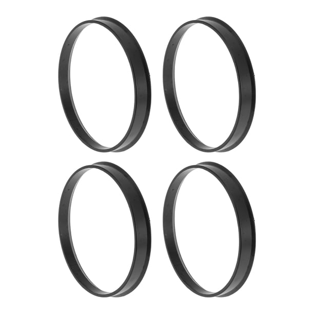 Anillos centrados de cubo de rueda de 82.1 mm a 78.1 mm, negros, de policarbonato, 4 Pcs