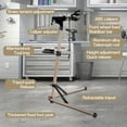 thumbnail image 6 of Bicycle Repair Stand with Quick Release for E-bikes, 110 Lbs Bike Repair Stands, Aluminum Alloy Heavy Duty Bike Stand, Height Adjustable Bike Stands for Maintenance (Champagne), 6 of 10