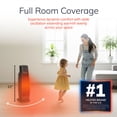 thumbnail image 2 of Lasko CT22850 Black 1500W 3 Speed, Oscillating, Remote, Timer Ceramic Tower Space Heater, 2 of 8