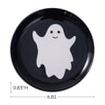thumbnail image 2 of Way To Celebrate Halloween 4-Piece Stoneware Ghost Appetizer Plate Set, 2 of 5