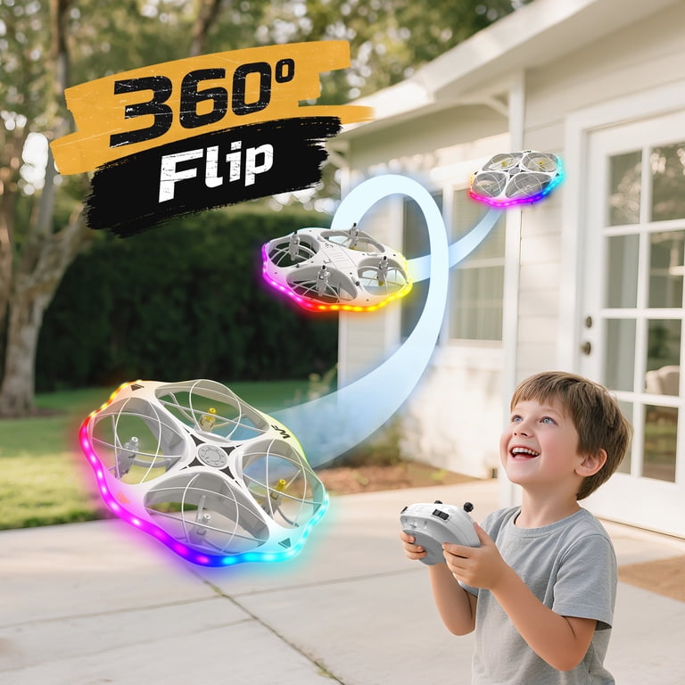 Wefone WF15 UFO RC Quadcopter with LED Lights, Ages 8+ photo 5