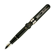Conklin Mark Twain Fountain Pen - Black Chase Rose Gold