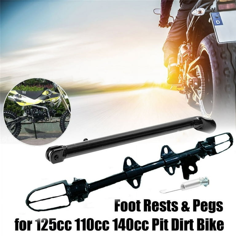 Motorcycle Pit Dirt Bike Foot Peg Footrest Kickstand 110cc 125cc