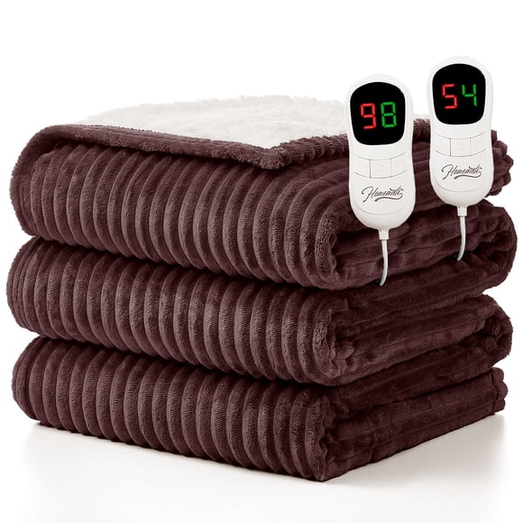 Electric Heated Blanket Homemate Queen Size w/ Dual Control