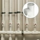 thumbnail image 5 of Uxcell 1Pcs 3" Tee 3 Vías Conector de Accesorios de Tubo, Accesorio de Esquina de Grado de Construcción de Muebles para Estructura de Soporte de Estante de Jardín Conexión de Carpa, Blanco, 5 of 6