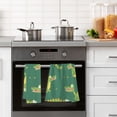thumbnail image 4 of Cute Crocodile Print Cotton Face Towel Soft Hand Towel Absorbent Bathroom Towel for Kitchen Hotel, 4 of 7