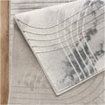 thumbnail image 4 of JERFIT Modern Ivory and Grey Area Rug 7x10 Feet, Non-Shedding Soft Polyester Rug for Living Room Bedroom, 3D Geometric Pattern Low Pile Carpet, 4 of 5