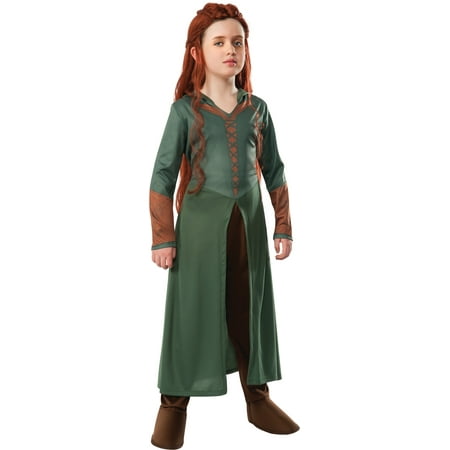 Child's Girl's The Hobbit Smaug Tauriel Elf Warrior Princess Costume