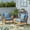 Blue#H-BLUSKIN, variant on Patio Furniture, [Single Chair] GRENADA CLUB CHAIR, Grey Outdoor Sofa,Wood+Waterproof Fabric Patio Chairs, Garden & Outdoor & Patio Furniture Patio Seating [Single Chair] GRENADA CLUB CHAIR