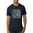 thumbnail image 1 of Straight Outta San Diego SD Fan | Fantasy Baseball Fans | Mens Sports Premium Tri Blend T-Shirt, Vintage Navy, Small, 1 of 4