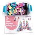 thumbnail image 1 of Bloques de Construcción Magnéticos Juguetes, 164 Piezas Juguete Creativos Educativo con Libro de Ideas, Juego de Juguetes Magnéticos de Construcción, 3D Serie única Regalo para Niños y Niñas, 1 of 7