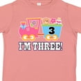 thumbnail image 4 of Inktastic 3rd Birthday Party Girls Train Girls Toddler T-Shirt, 4 of 5