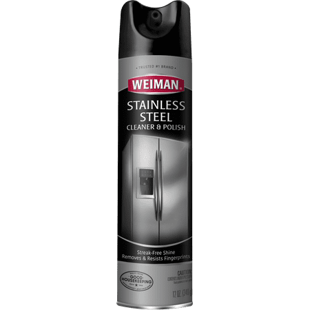 Weiman Stainless Steel Cleaner Polish 12 Oz