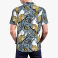 thumbnail image 4 of Balery Squirrel And Leaves Printed Men’s Short Sleeve Polo Shirt, Midweight Men's Shirt,Golf Polo shirts -XX-Large, 4 of 9