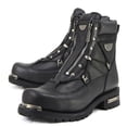 thumbnail image 5 of Milwaukee Motorcycle Clothing Co. Men's Throttle Black Leather Motorcycle Boots, MB440 10.5, 5 of 10