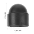 thumbnail image 4 of CTIRCHIU 20-Pack Black Nylon Hexagon Bolt Nut Caps Protective Covers for Bolts and Nuts, 4 of 10