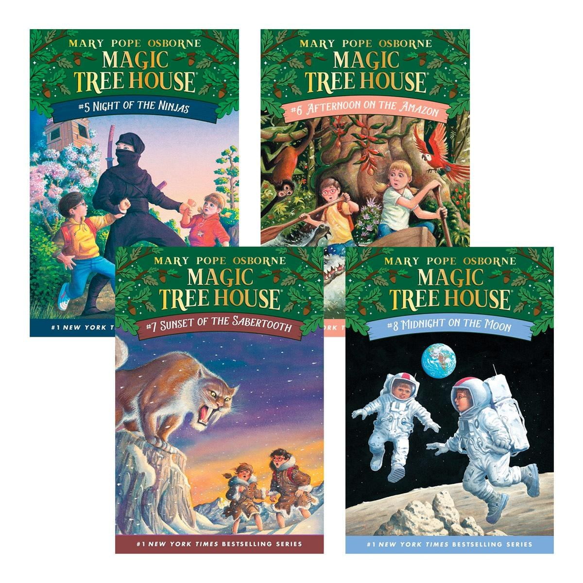 Magic Tree House Set: Includes Volumes 1-8, (Paperback) - Walmart.com