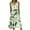 Green, variant on Uaswgudfs Sleeveless V-Neck Midi Dress for Women - Button Front Tank Style with Flowy Summer Casual Hem & Knee-Length Sundress Design