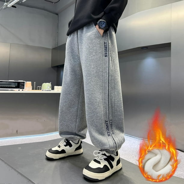 Cowsor Girl's Wide Leg Sweatpants High Elastic Waist Straight Leg Baggy Jogger Pants with Pocket