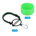 thumbnail image 3 of Uxcell Water Bottle Holder, Paracord Handle for 32oz to 40oz Bottles, Green, Black, 3 of 6