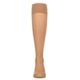 thumbnail image 3 of Melas Women's Silky Semi-Sheer 30-Denier Fashion Knee Highs - Womens - Female, Q, Nude, 3 of 6
