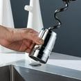 thumbnail image 3 of Lierteer Faucet extender for 360 degree rotation 3 adjustable modes Faucet aerator Silver, 3 of 8
