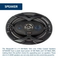 thumbnail image 2 of Blaupunkt 6" x 9" 300W Slim Line 4-Way Coaxial Speakers (GTS692M), 2 of 8